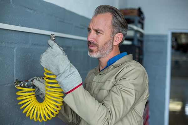 Garage door spring repair